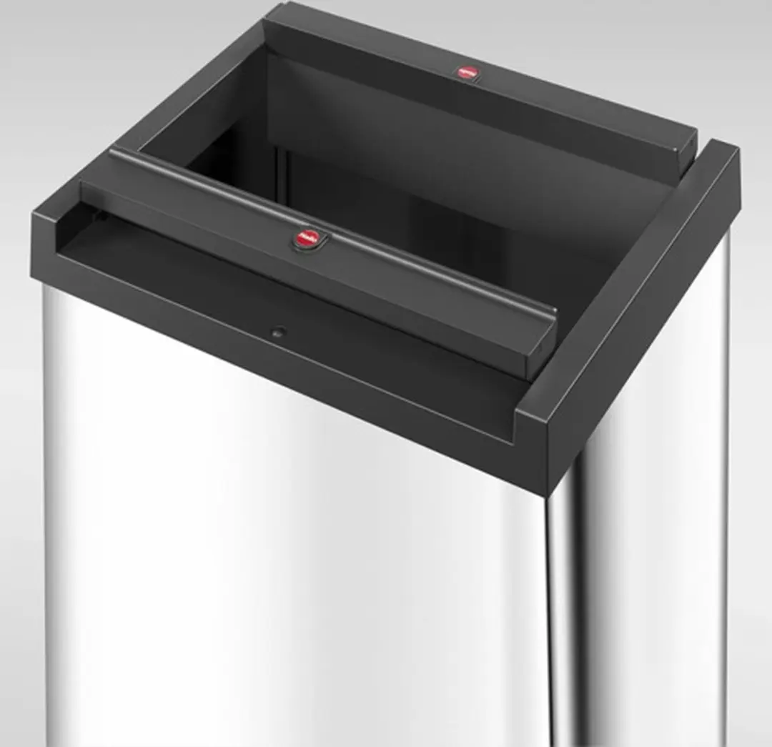 Hailo Big-Box Swing L Prullenbak 40L - RVS
