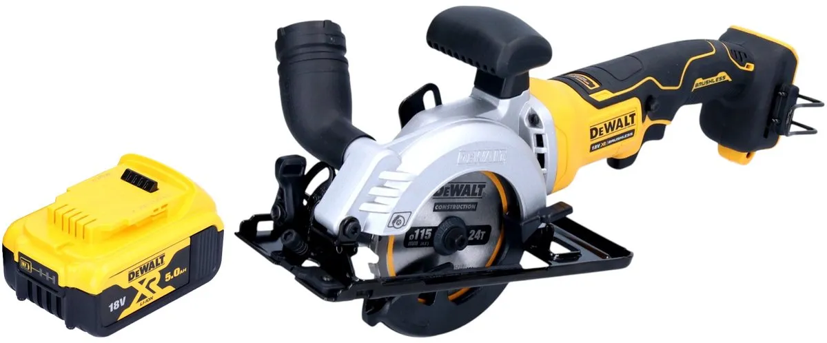 DeWalt DCS 571 Accucirkelzaag 18V 115mm