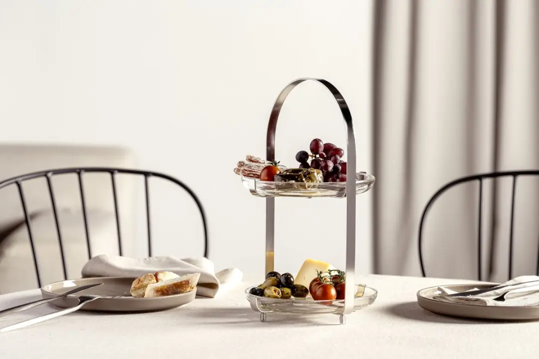 Leonardo CUCINA Etagère 2-delig - Zilver - MPN 025365