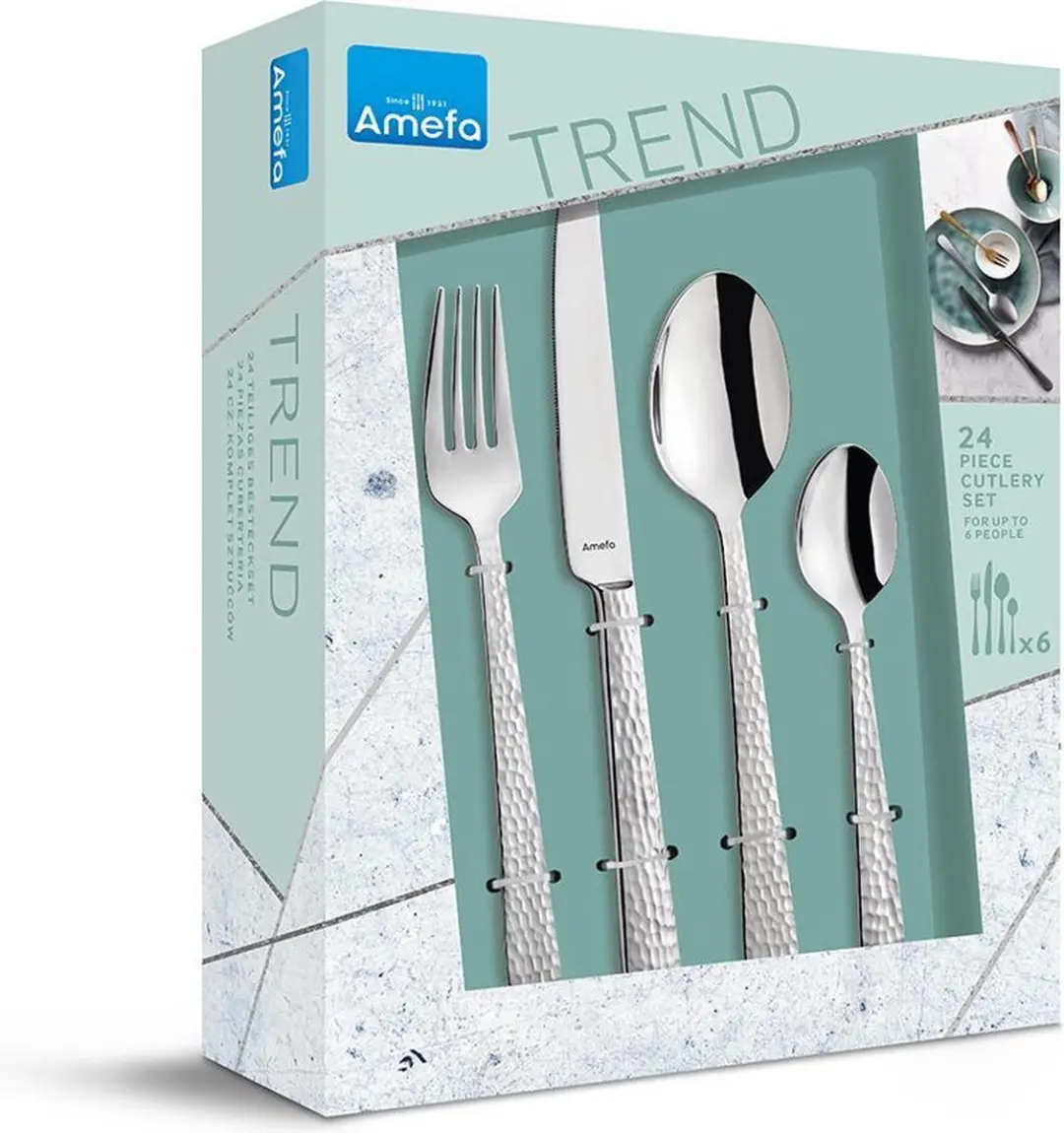 Amefa Felicity Bestekset 24-delig - 6 Personen - Zilver