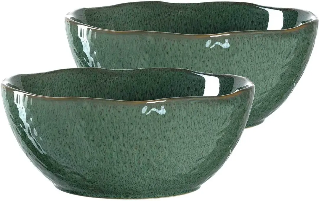 Leonardo Matera Salatschalen Set - 24cm - Grijs - 2 Stuks