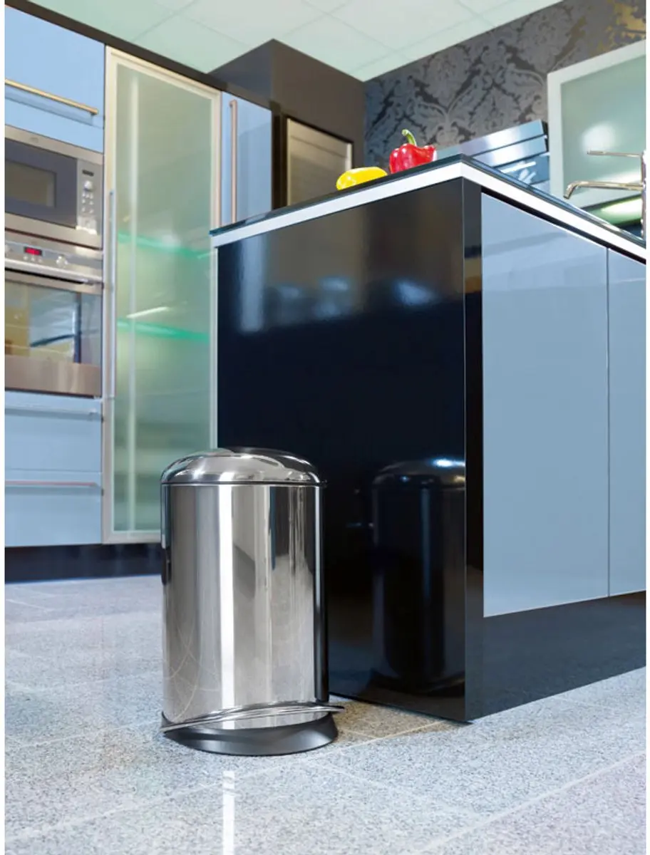 Hailo Trento Topdesign Prullenbak 16L RVS