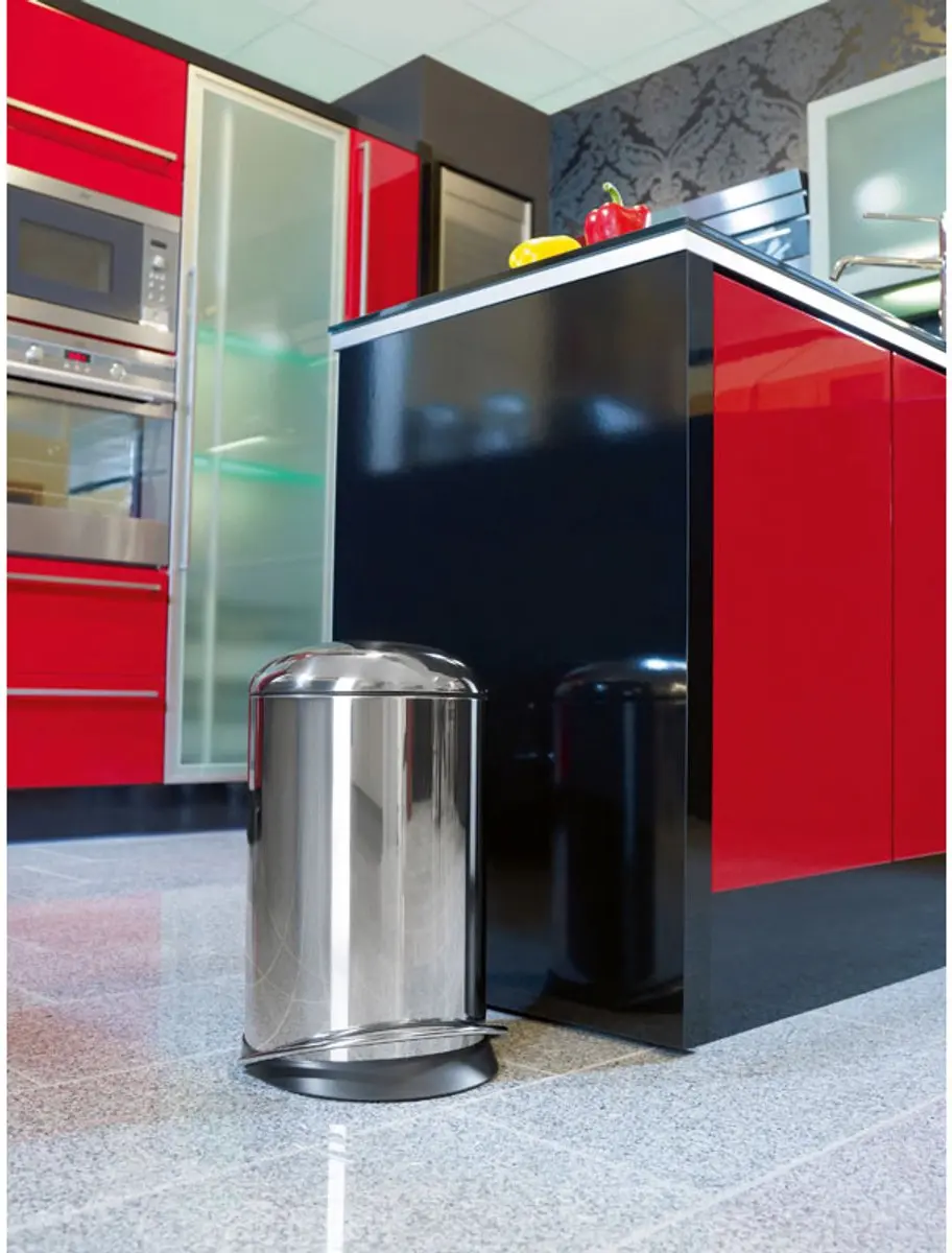 Hailo Trento Topdesign Prullenbak 16L RVS
