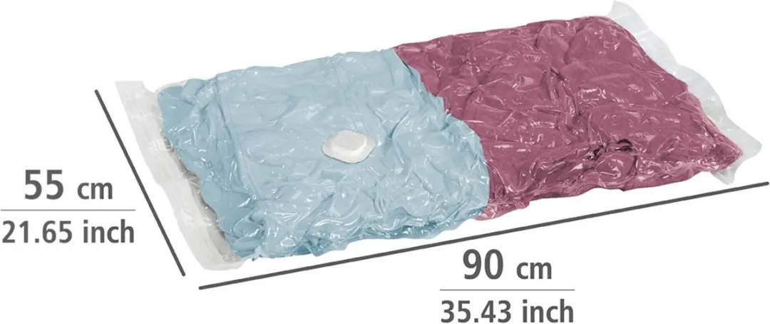 Wenko Vacuüm Kledingopbergzakken 55x90cm - 2 Stuks