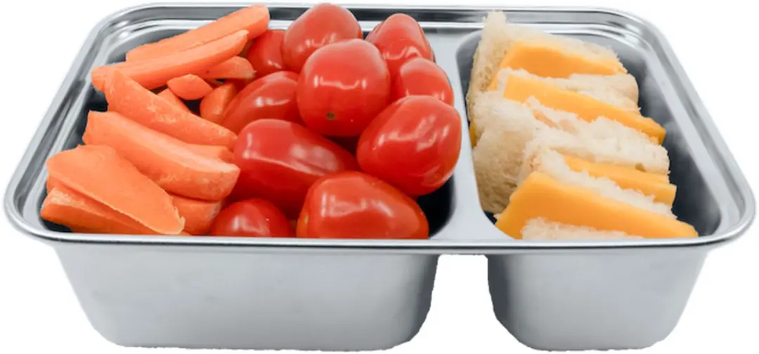 Pura LFC-LS Lunchboxset - 2 Stuks (Small & Large) - Zilver/ Groen