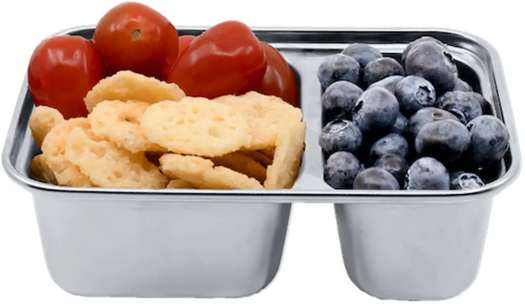 Pura LFC-LS Lunchboxset - 2 Stuks (Small & Large) - Zilver/ Groen