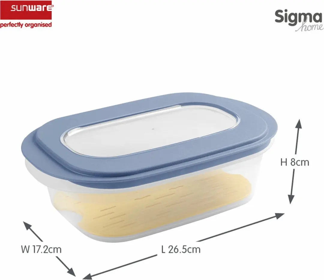 Sunware Sigma Home Kaasdoos 2L - Blauwgrijs