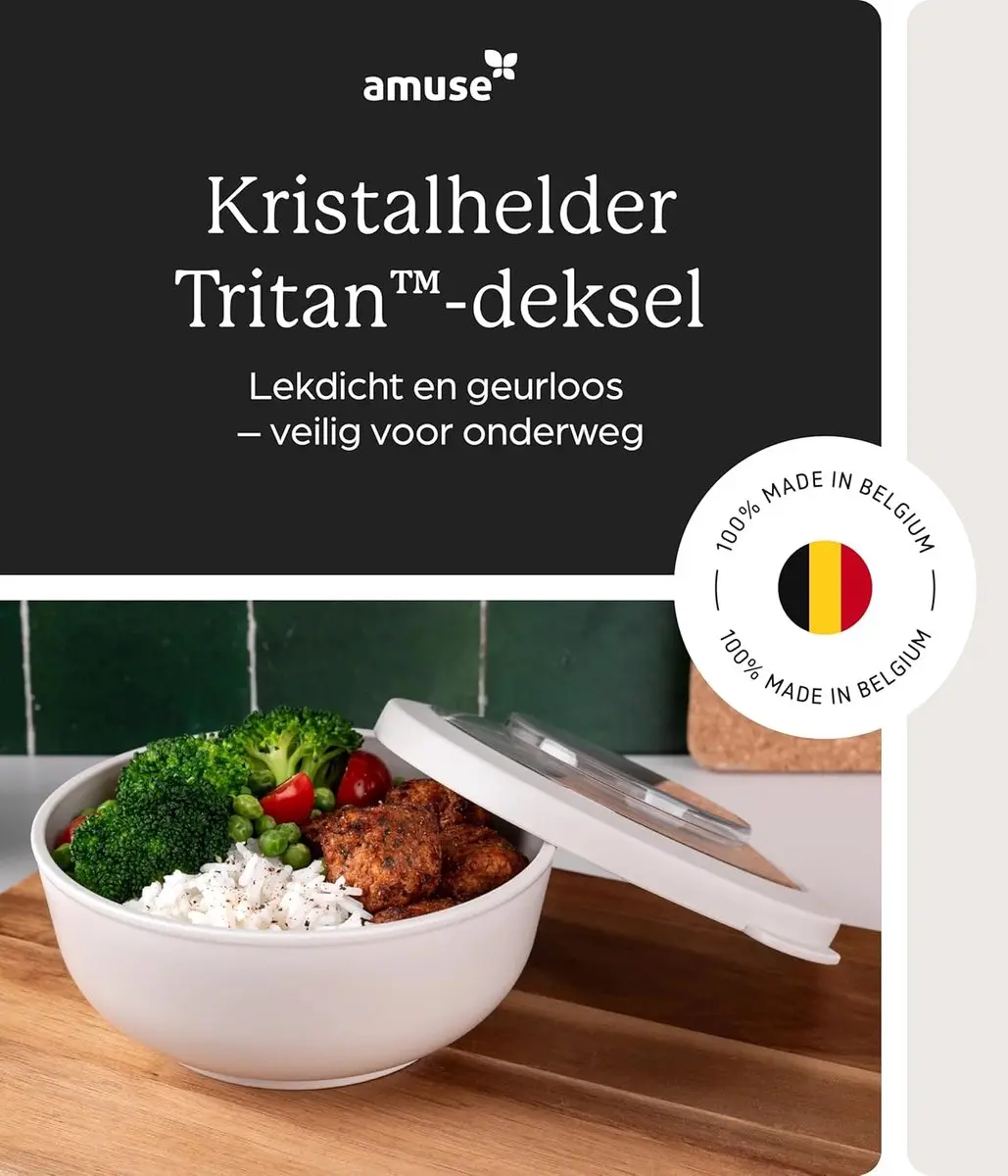 Amuse Tylla Oat Lunchbox 700ml - BPA-vrij - afbeelding 6 van 6