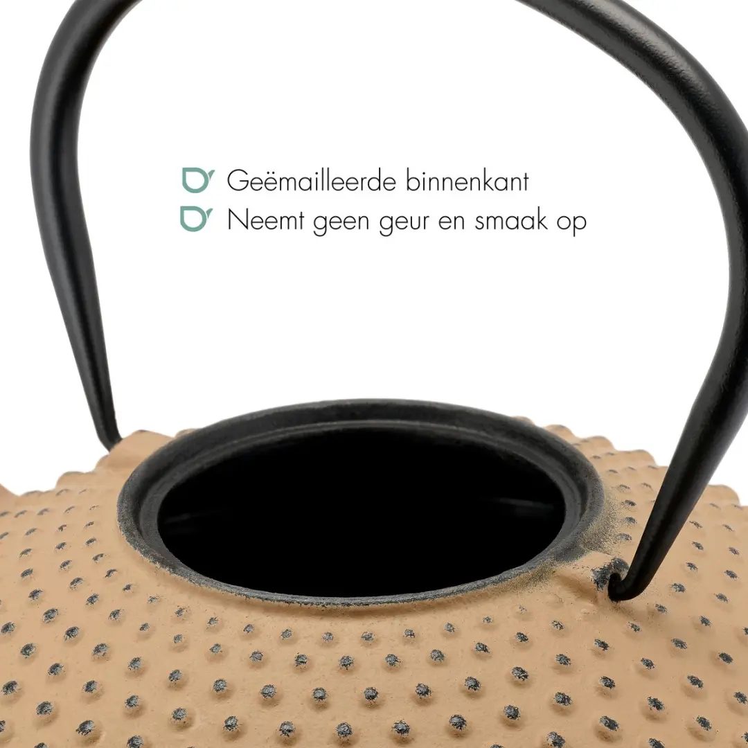 Bredemeijer Theepot Xilin 1,25L Gietijzer - Camel