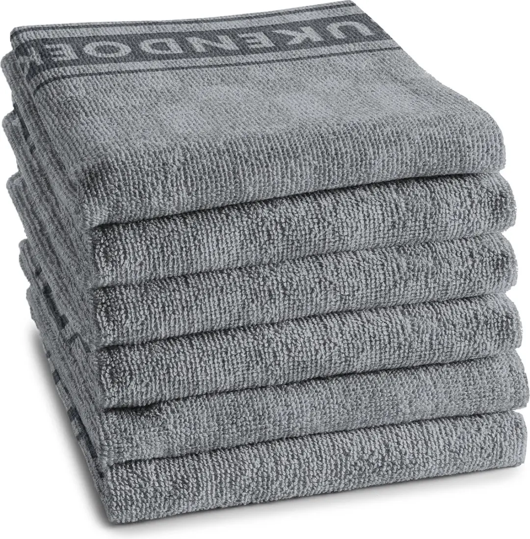 DDDDD Keukendoek Grijs 6 Stuks - 50x55cm