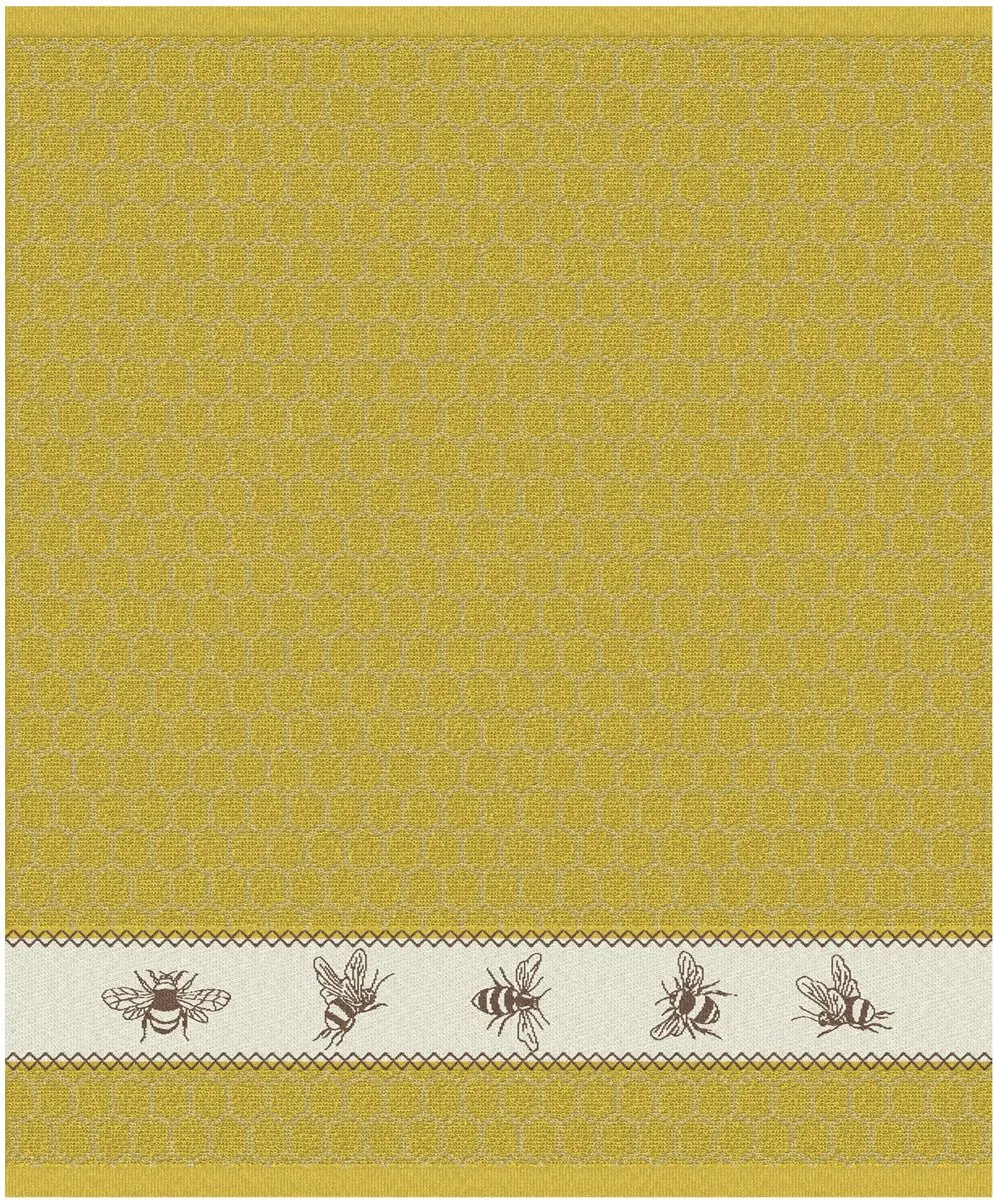 DDDDD Bees Keukendoeken - 6 Stuks 50x55cm - Geel
