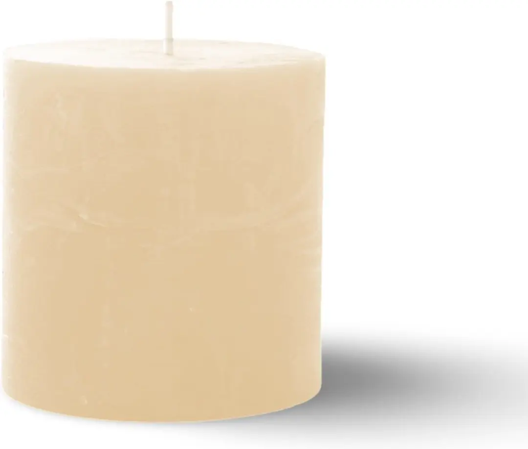 Spaas Rustieke Pillarkaars - 95 Branduren - 6 Stuks