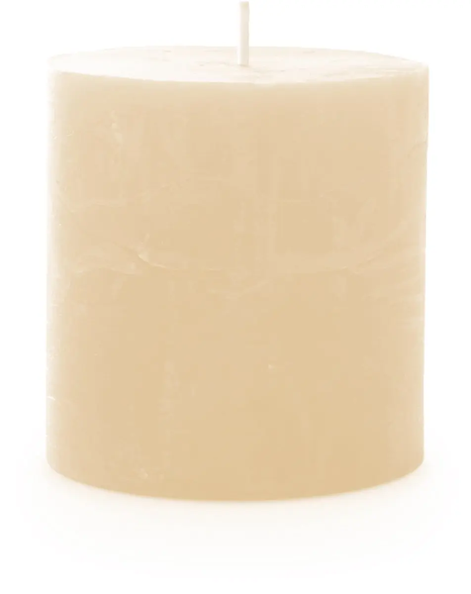 Spaas Rustieke Pillarkaars - 95 Branduren - 6 Stuks