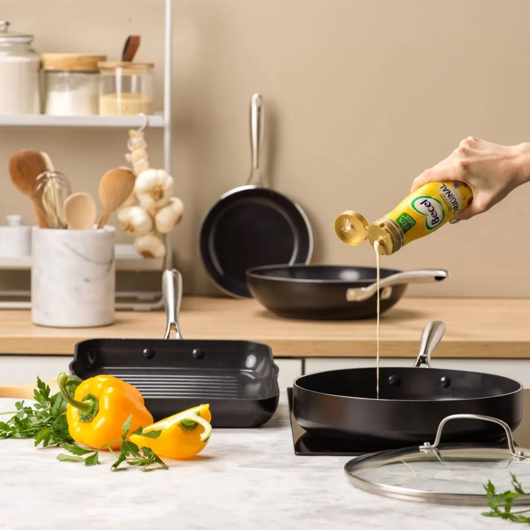 BK Magma Aluminium Wokpan 28cm - 3.7L - Zwart