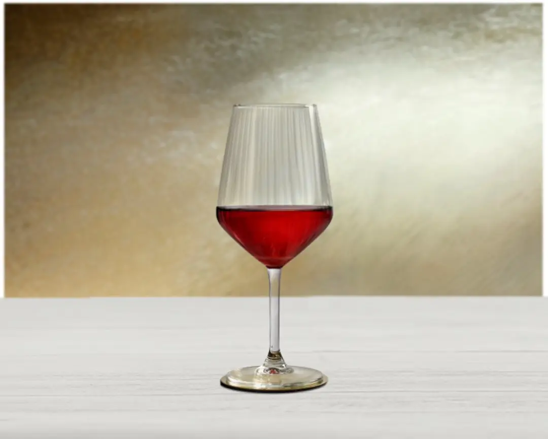 Royal Leerdam Carré Optics Wijnglazen 52cl - Set van 6 - Rode wijn