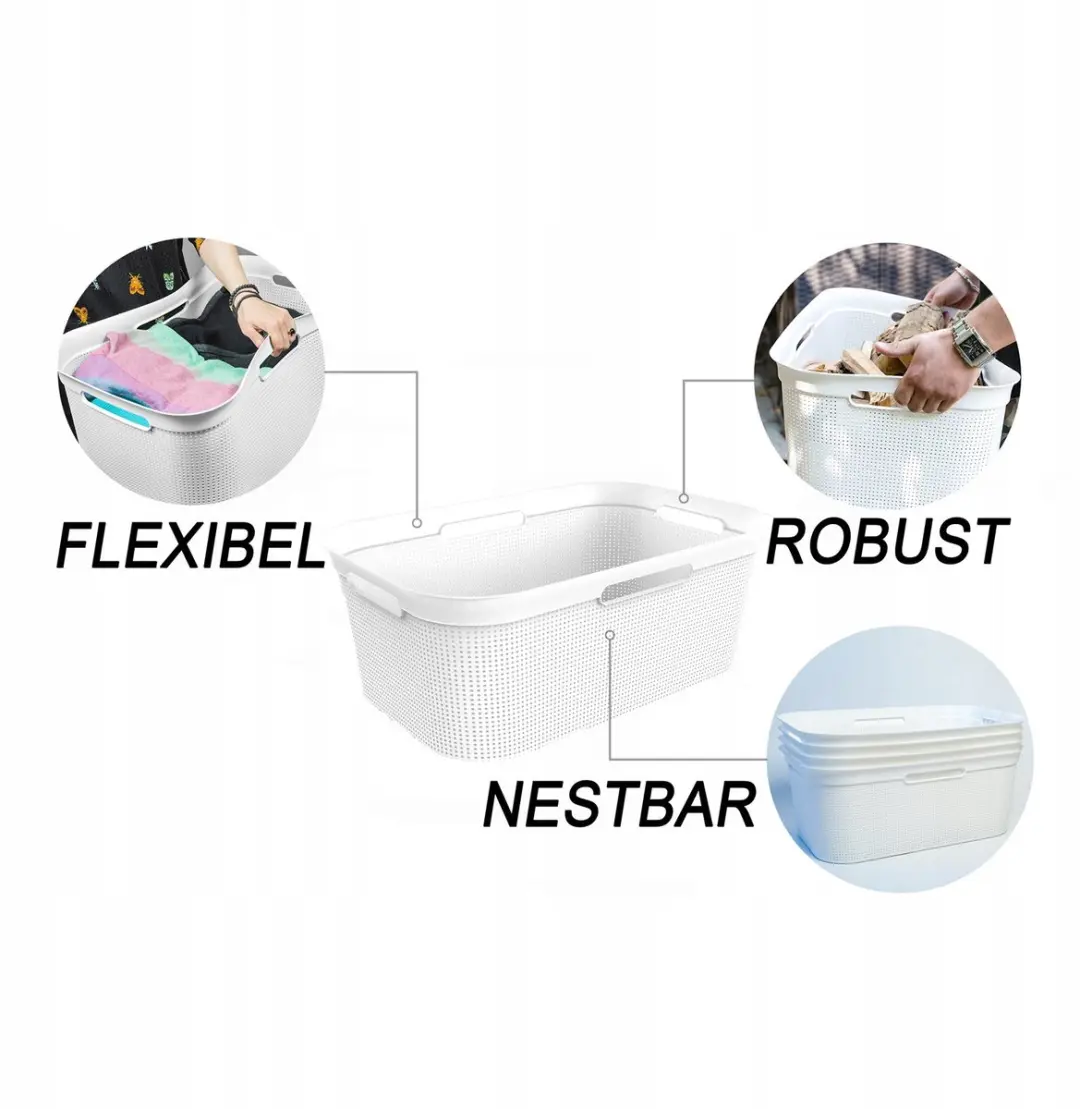 Rotho Brisen 41L Wasmand - Wit