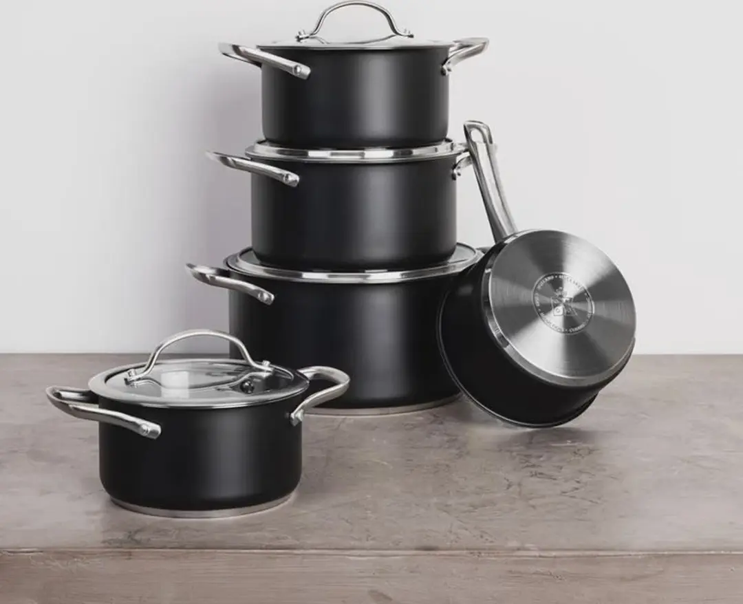 BK Purity Black Kookpan 20cm - 2.5L - Zilver