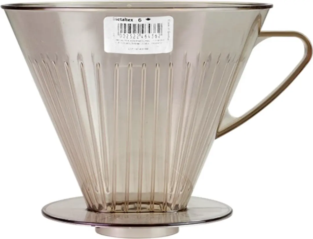 Metaltex Koffiefilter 6 Stuks - 16cm - Grijs