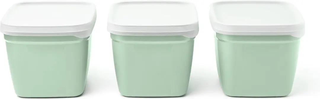 Amuse Optifridge Bio Vershoudbakjes 3x1200ml - Groen