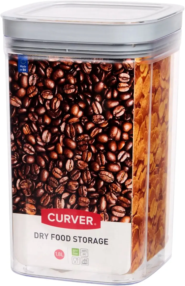 Curver Vershouddoos 1,8L - 2 Stuks - 12x12x20cm - Transparant