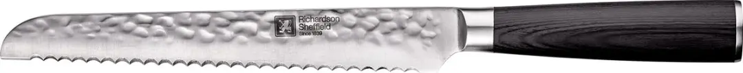 Richardson Sheffield Uta 5-delige messenset - Gehamerd - Pakka hout - Zilver/Zwart