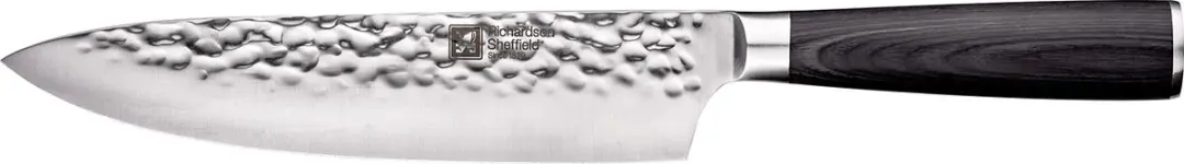 Richardson Sheffield Uta 5-delige messenset - Gehamerd - Pakka hout - Zilver/Zwart