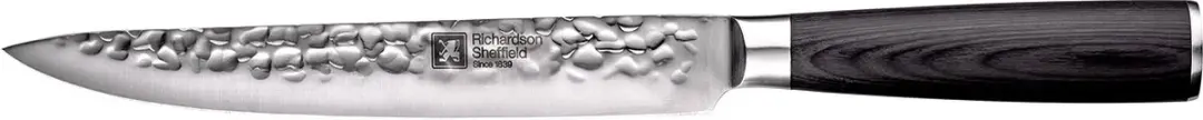 Richardson Sheffield Uta 5-delige messenset - Gehamerd - Pakka hout - Zilver/Zwart