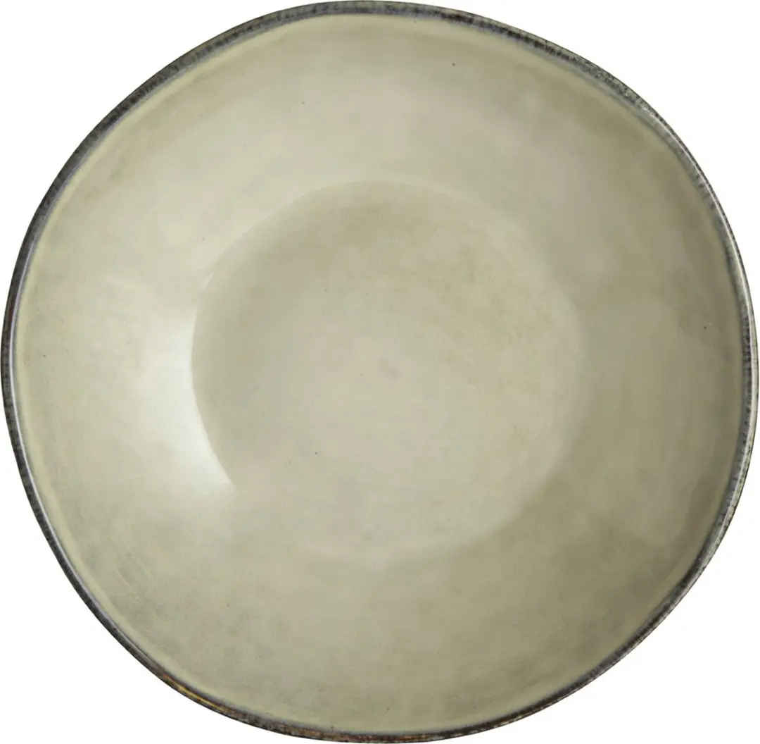 Dutch Rose Organic Diepe Bord 23,5cm - Creme - Stoneware