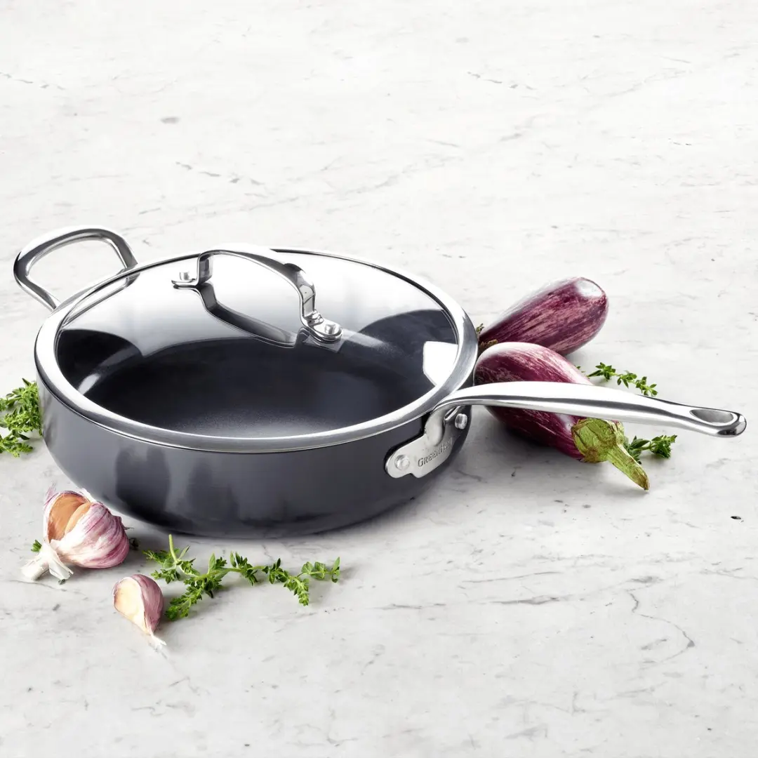 GreenPan Barcelona Infinity Pro Stoofpan 4.2L - Ø28cm - Zwart - afbeelding 6 van 6