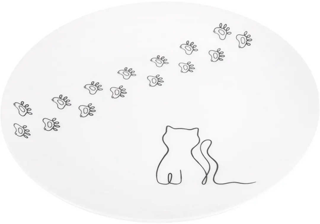 Orion Kitty Dessertbord Porselein Wit 20,5cm