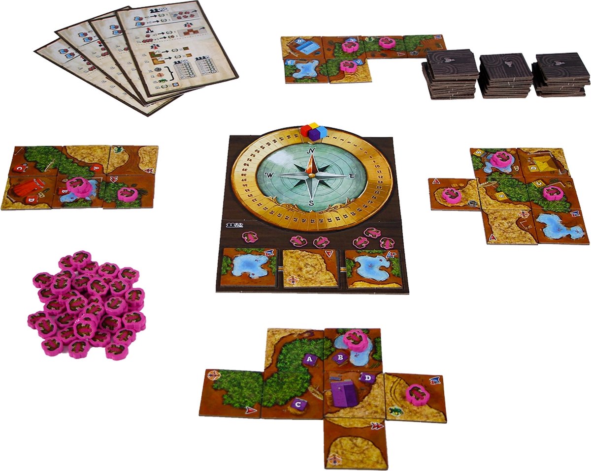 999 Games - Queensland - Bordspel - Lichtgewicht tactisch tegelspel - bevat spelregels in NL, EN, FR, ES, DE -bevat ook een Solo variant