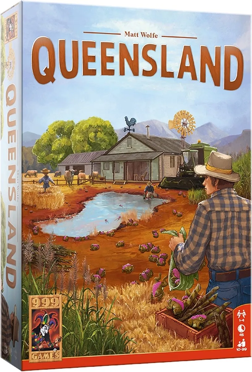 999 Games Queensland Bordspel - Solo Variant - 1-4 Spelers