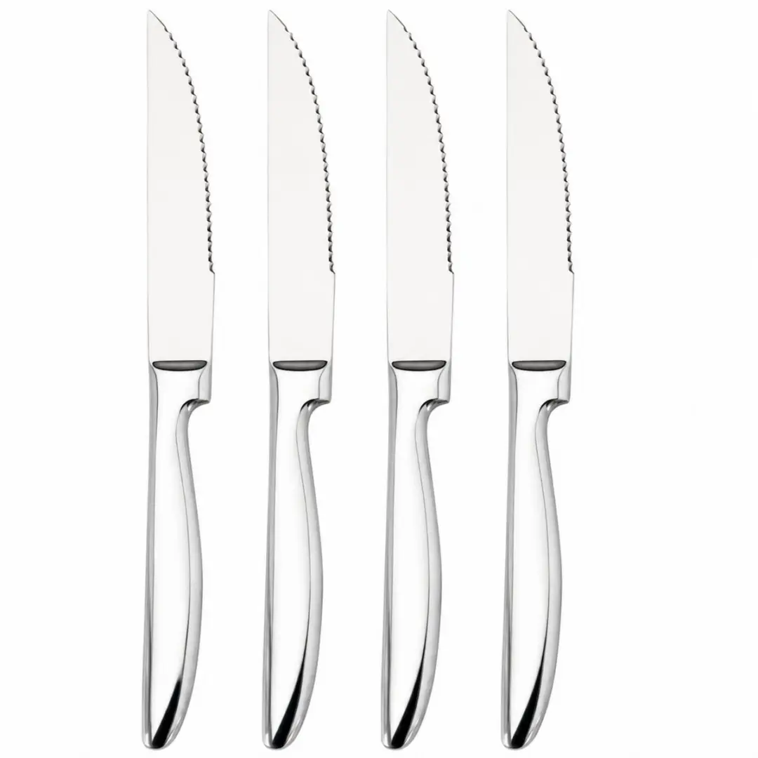 Excellent Houseware BBQ Steakmessen 8-delig - RVS 22cm - Kartels