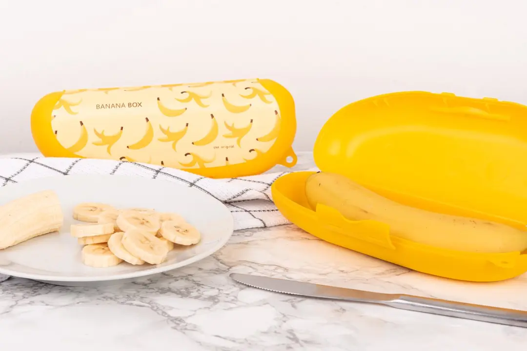Amuse Fruitdoosjes Set Appel & Banaan - Groen/Geel