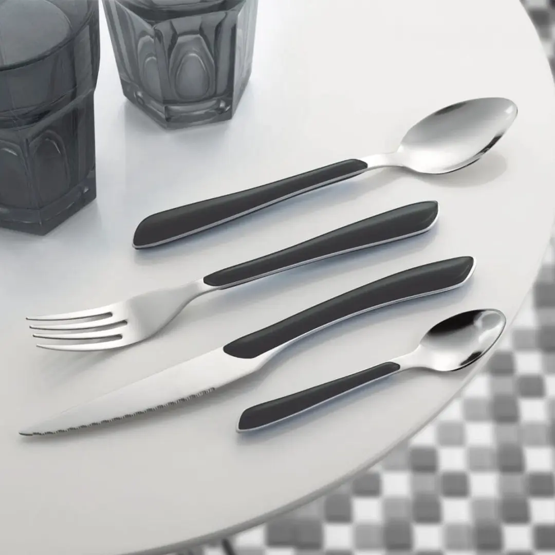 Amefa Eclat Matt Slate Grijs Bestekset 24-delig - 6 Personen