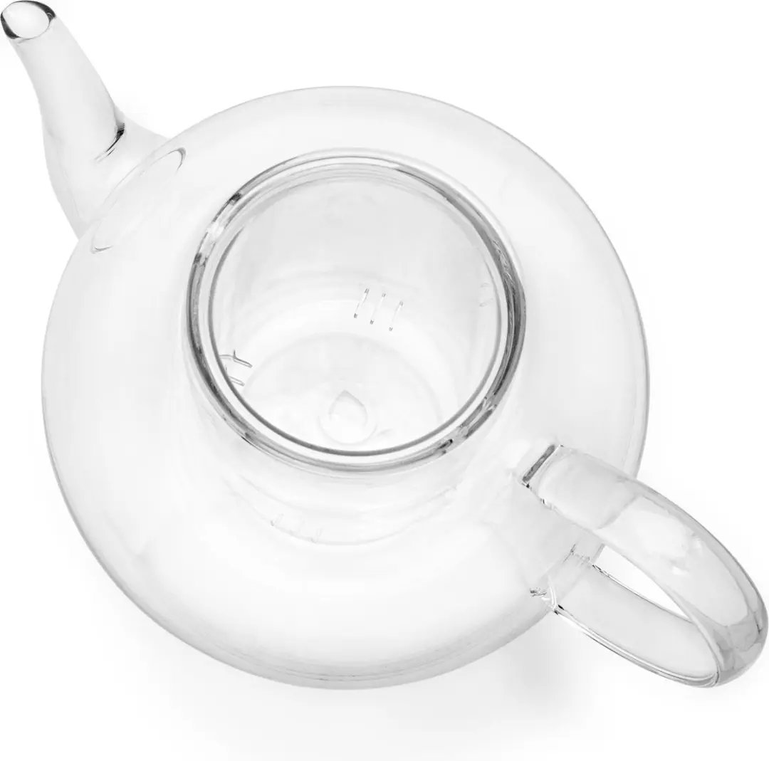 Bredemeijer Theepot Glas 1L met Zeef & 2 Glazen - Transparant
