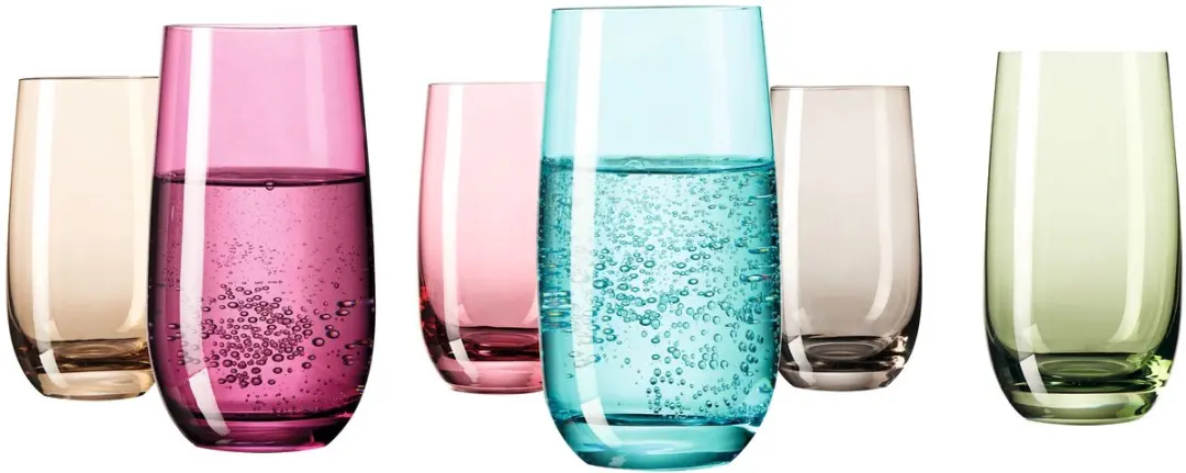 Leonardo SORA Longdrinkglas 390ml - Set van 6 - Multi