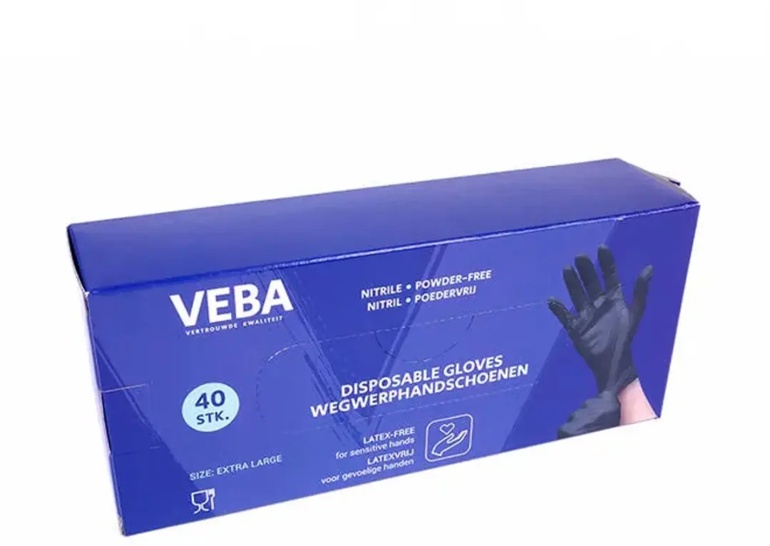 VEBA Nitril Handschoenen Poedervrij XL