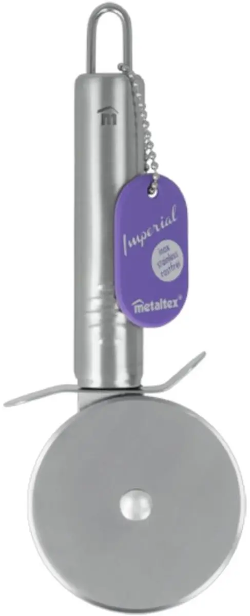 Metaltex Imperial Pizzasnijder RVS 19cm - Zilver
