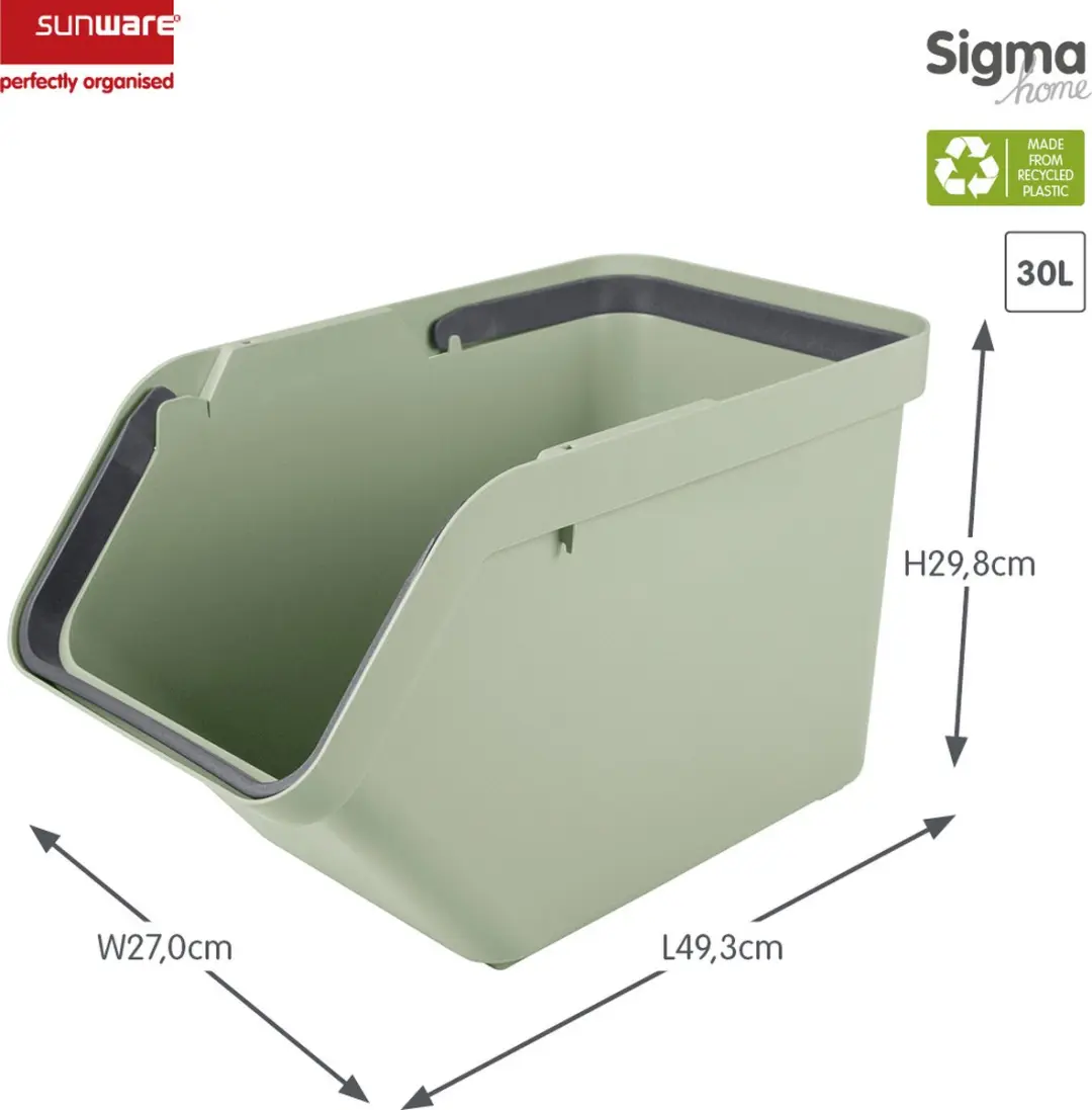 Sunware Sigma Home Sorteerunit 30L - Groen