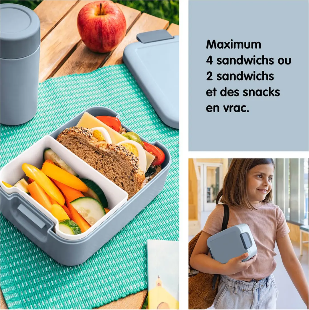 Sunware Sigma Home Food Broodtrommel 1L - Blauw