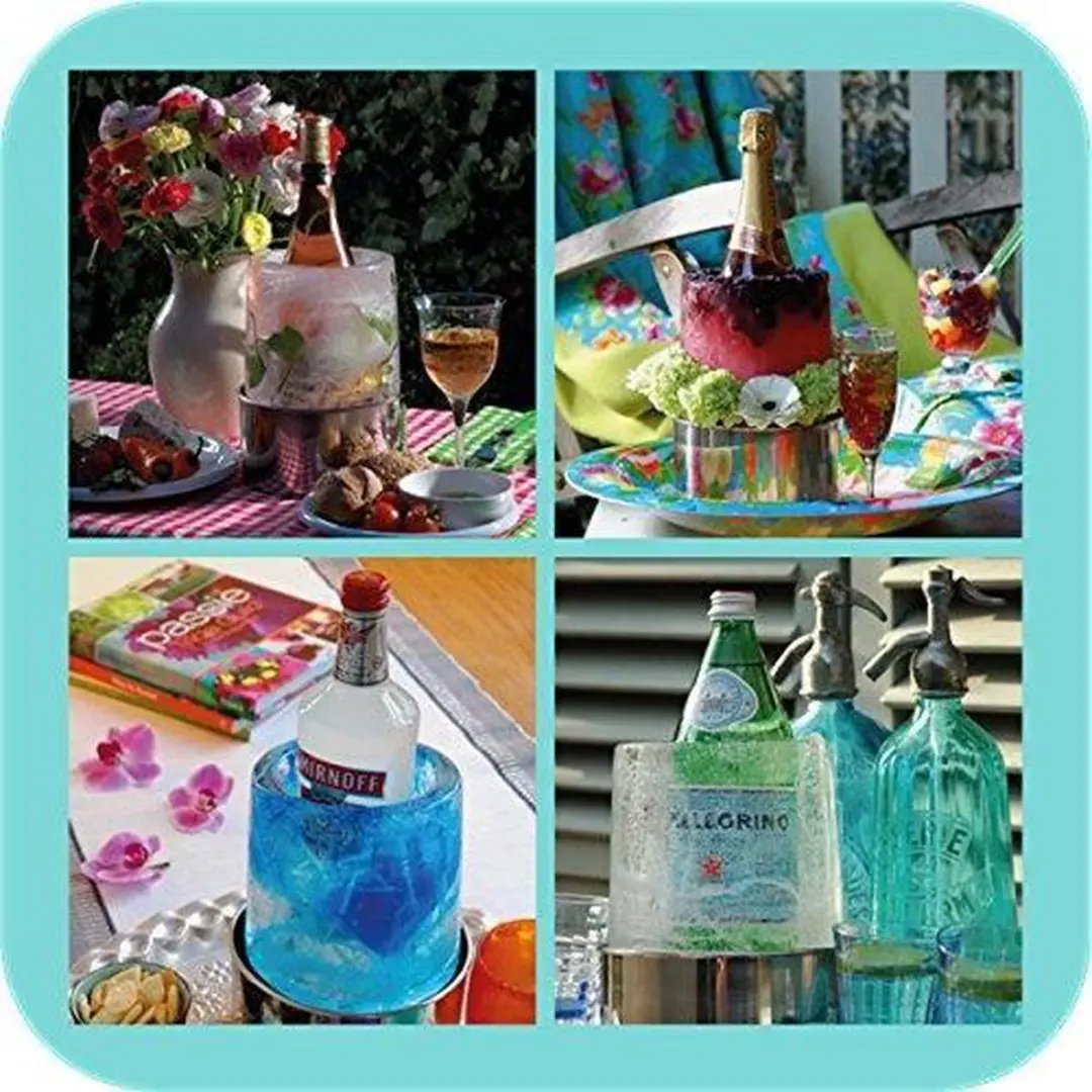 Ideas 4 Seasons Wijnkoeler Icecooler 4.6L - Zilver - afbeelding 6 van 6