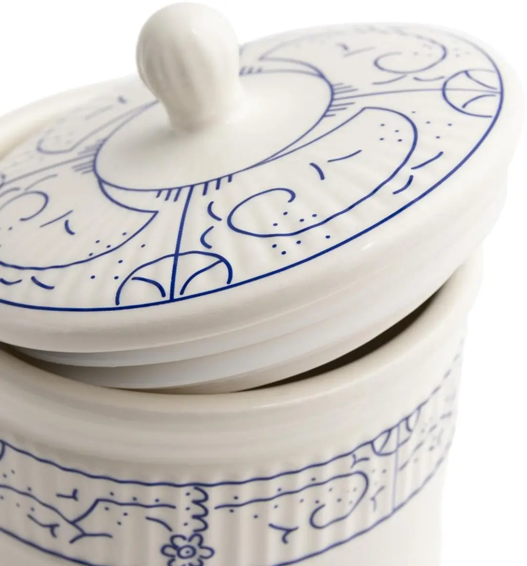 Royal Boch Copenhague Voorraadpot 1L - Wit