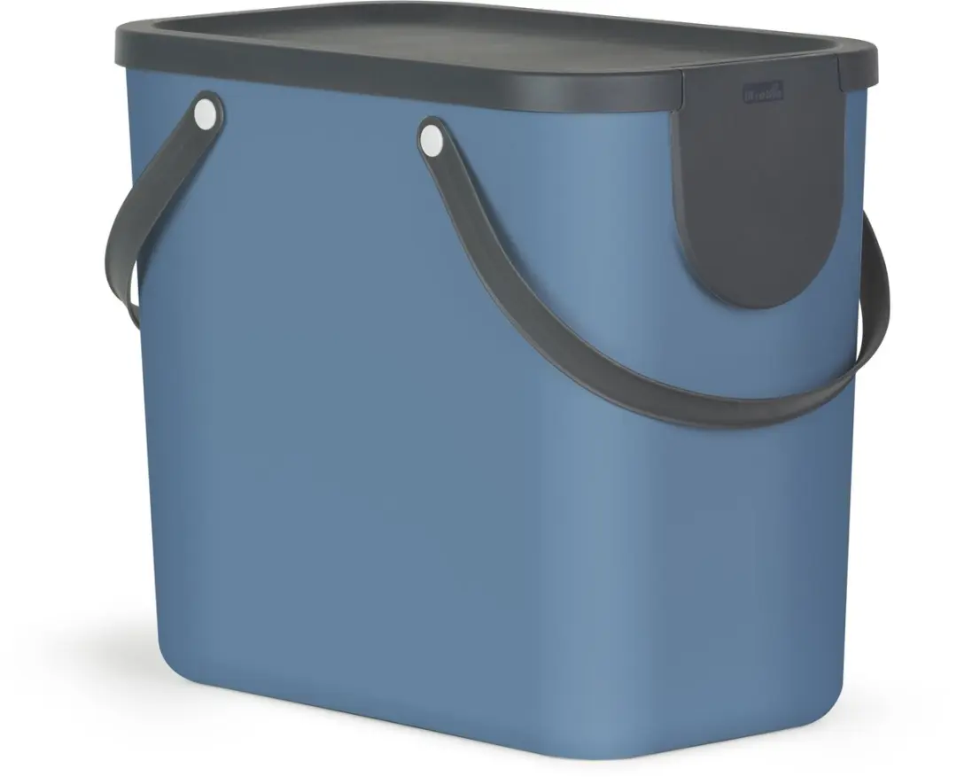 Rotho Albula Afvalscheiders Set 2x25L - Zwart/Blauw
