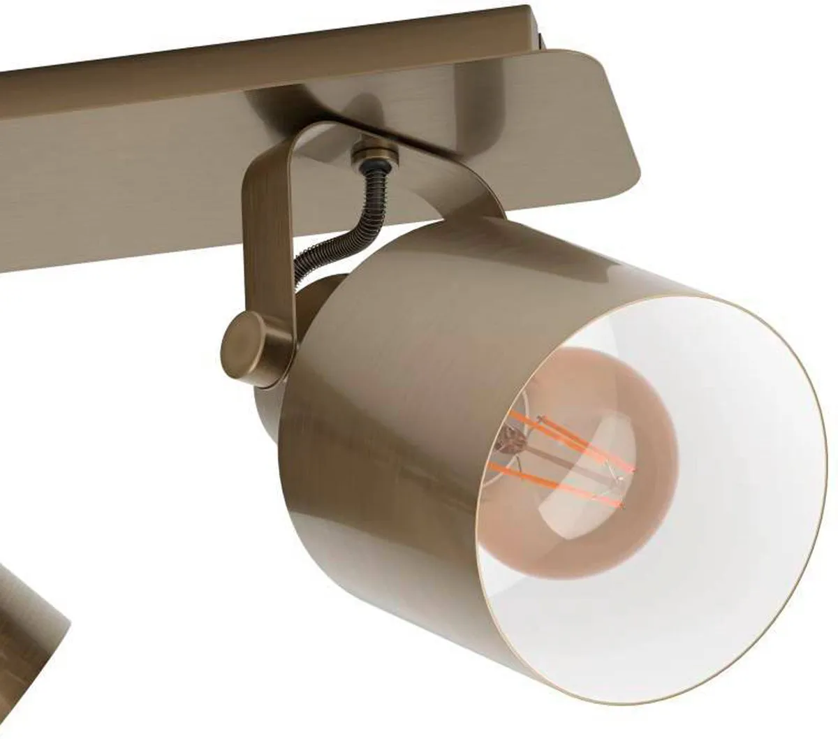 Eglo Southery Spot E27 - 3 Lichtpunten 70cm - Goud/Crème - afbeelding 6 van 6