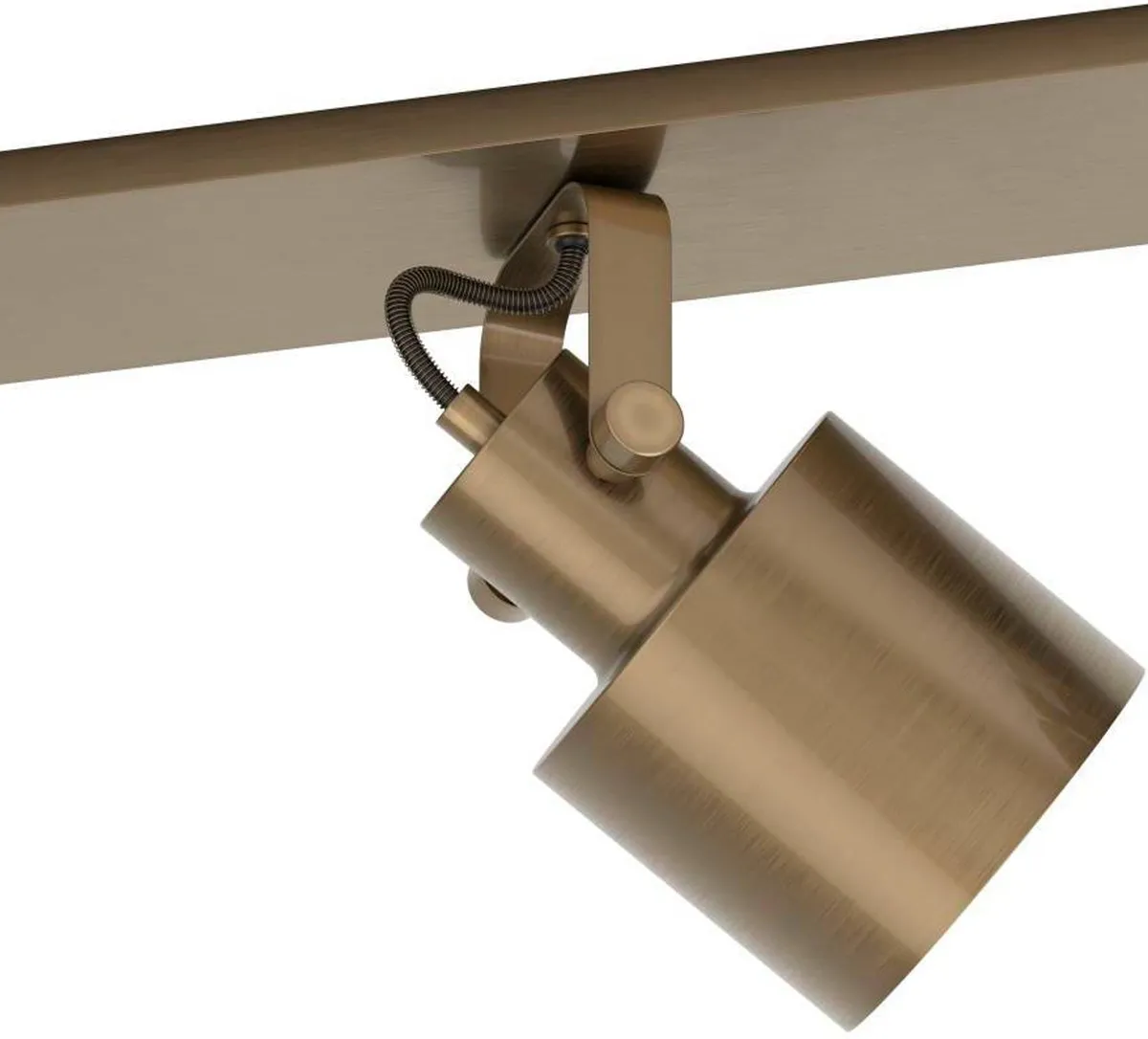 Eglo Southery Spot E27 - 3 Lichtpunten 70cm - Goud/Crème