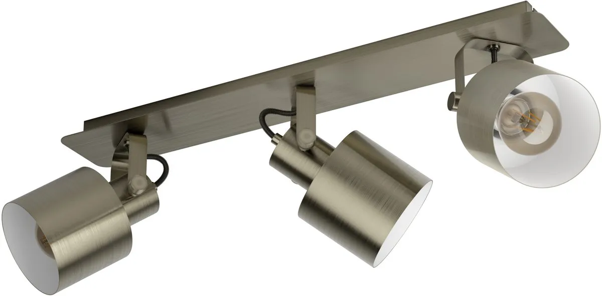 Eglo Southery Spot E27 - 3 Lichtpunten 70cm - Goud/Crème