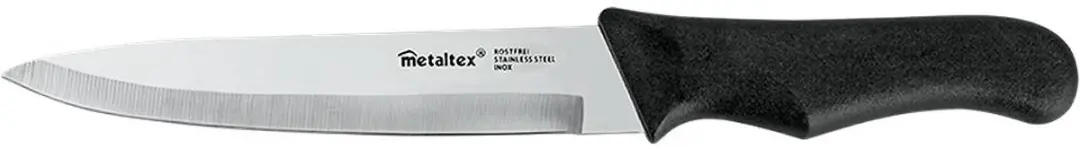 Metaltex Basic Line Universeel Mes 28cm - MPN 25.81.43 - Zwart