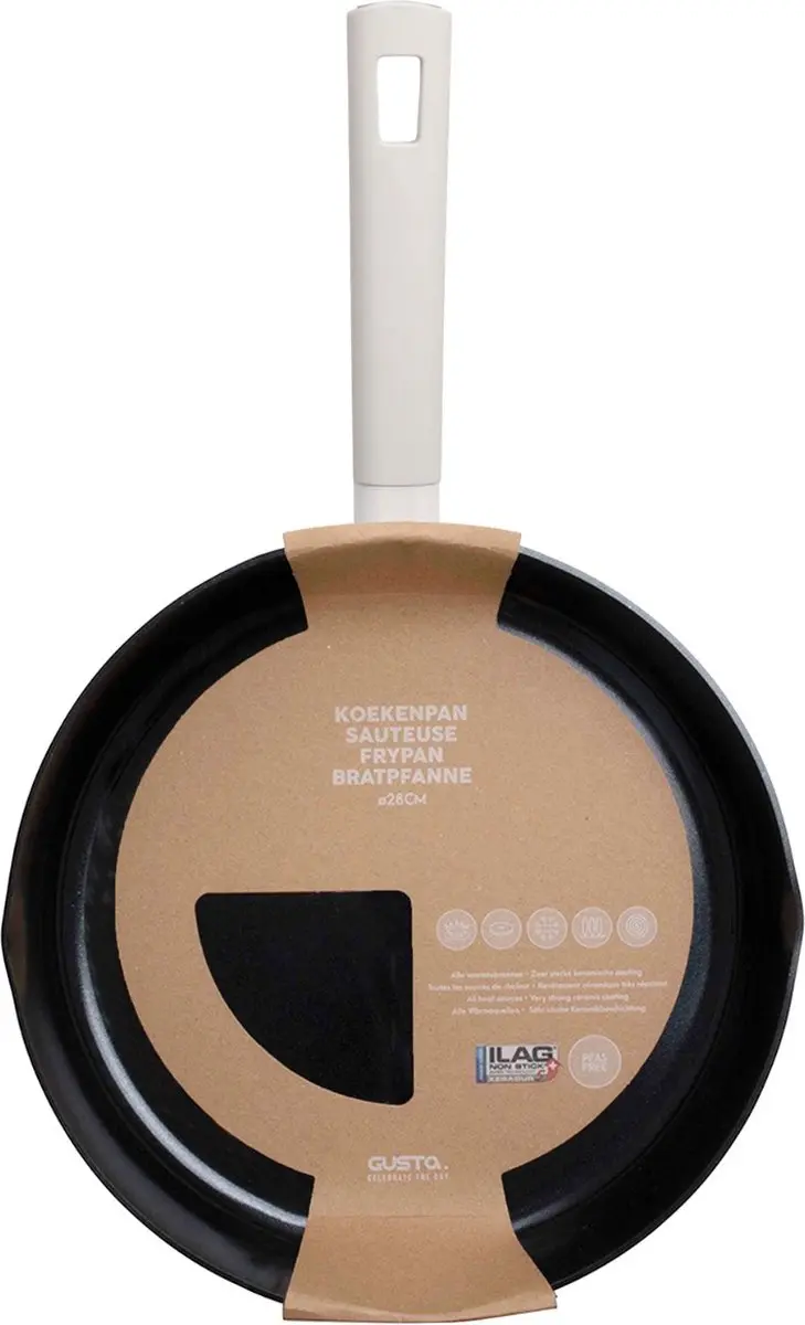 Gusta Sunday Koekenpan 28cm - Beige