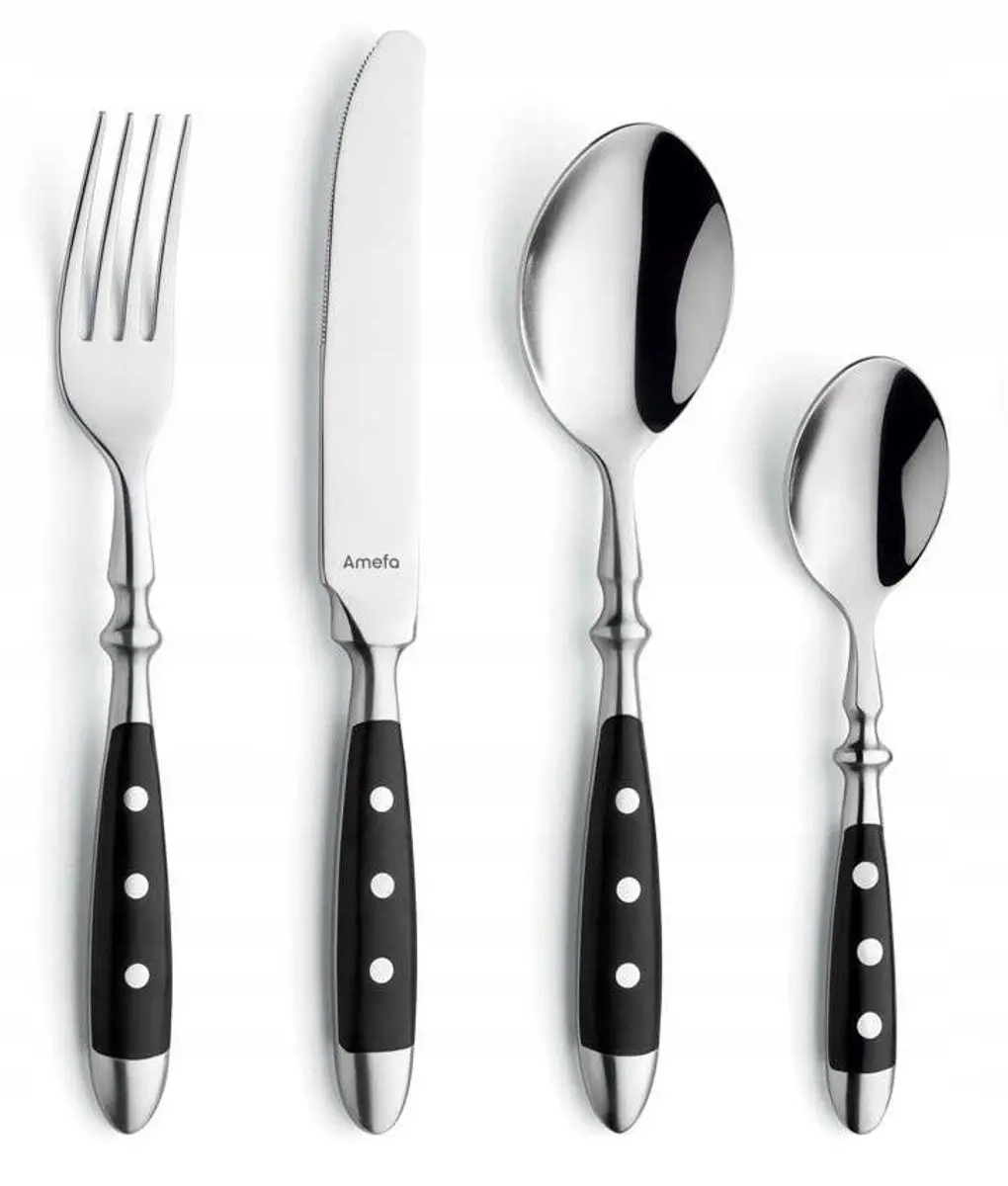 Amefa Country Vintage Dinerlepel - 19,5 cm - Zwart